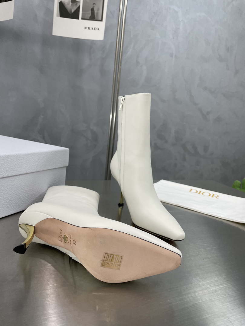 Dior Women's Shoes KCI806VVV_S900 D-Fame Heeled Angle Boot 192877