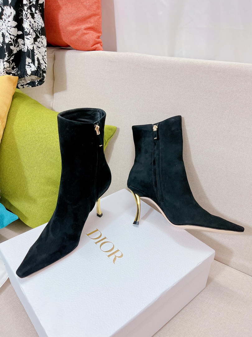 Dior Women's Shoes Kci806vvv_S900 D-Fame Heeled Ankle Boot 192353