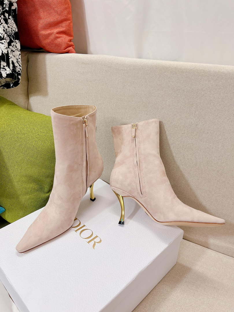 Dior Women's Shoes Kci806vvv_S900 D-Fame Heeled Ankle Boot 192352