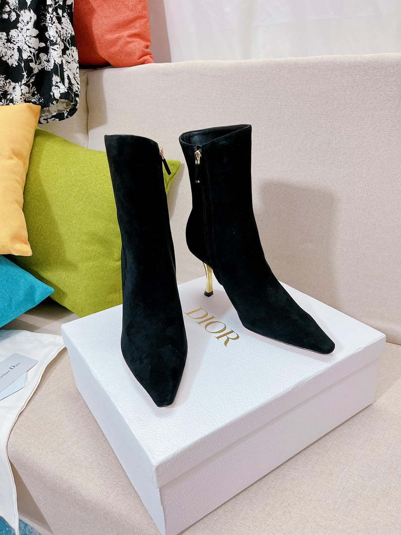 Dior Women's Shoes Kci806vvv_S900 D-Fame Heeled Ankle Boot 192353