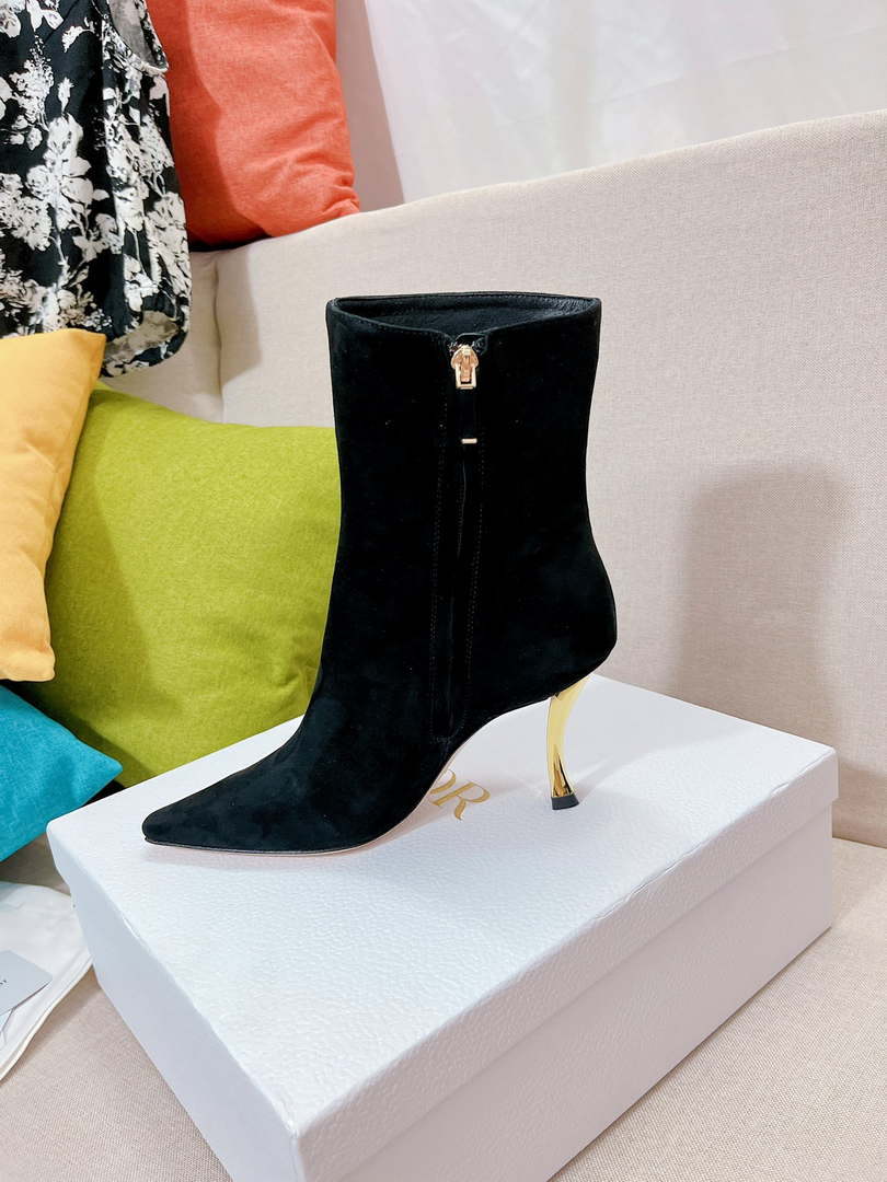 Dior Women's Shoes Kci806vvv_S900 D-Fame Heeled Ankle Boot 192353