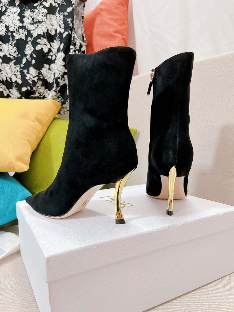 Dior Women's Shoes Kci806vvv_S900 D-Fame Heeled Ankle Boot 192353