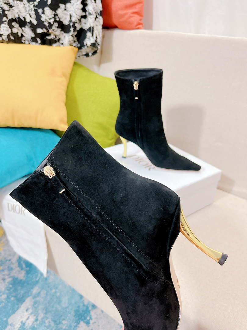 Dior Women's Shoes Kci806vvv_S900 D-Fame Heeled Ankle Boot 192353