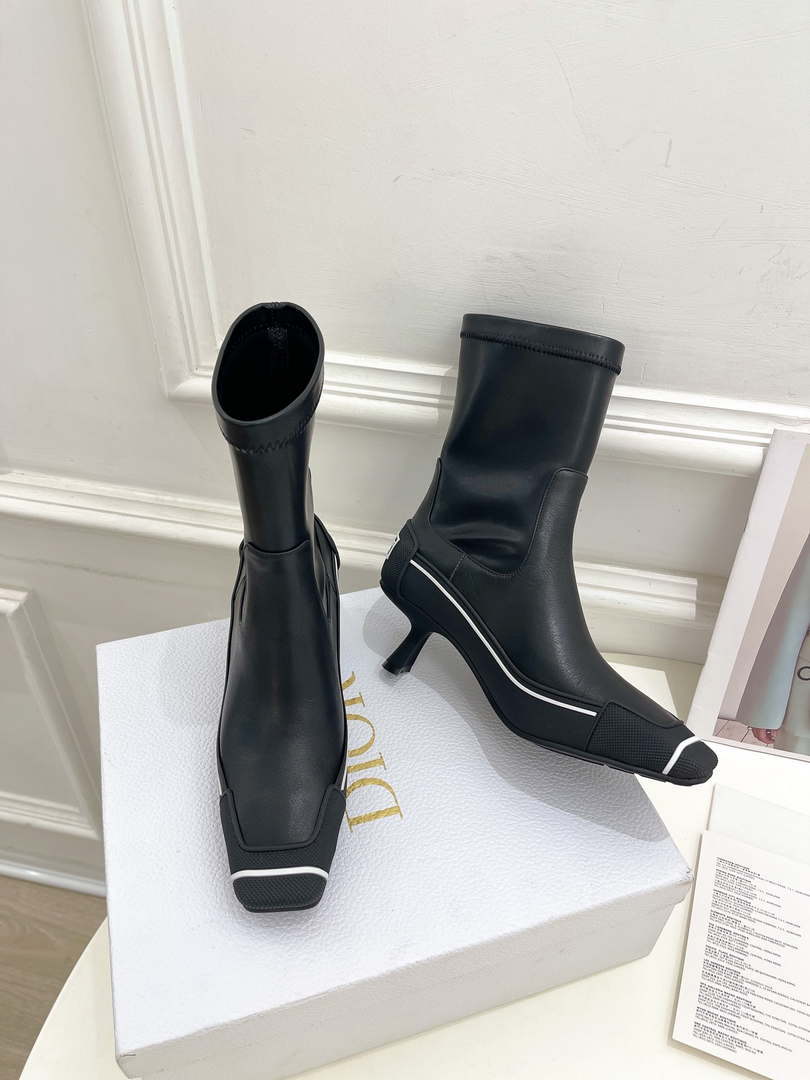 Dior Women's Shoes KCI796VSO_S20X D-Motion Heeled Ankle Boot 193196