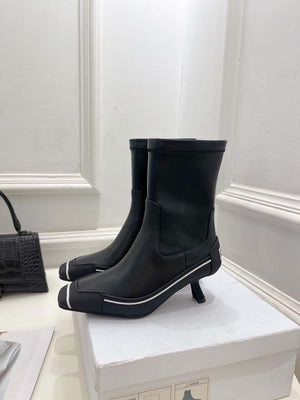 Dior Women's Shoes KCI796VSO_S20X D-Motion Heeled Ankle Boot 193196 - 35 - View 4