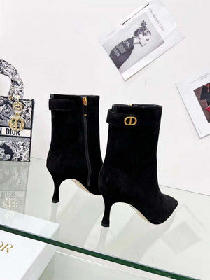 Dior Women's Shoes Kci743vvv- S900 Dior Attract Heeled Ankle Boot 192349 - 35 - View 6