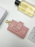 Dior S0074 Wallet Lady dior 5-Gusset card holder Pink - shop2bag