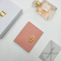 Dior S2098 Wallet 30 Montaigne card holder M928 Pink Grained Calfskin