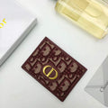Dior S2098 Wallet 30 Montaigne card holder M928 Wine Red
