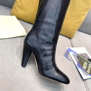 Fendi Women Shoes Cut Multicolor leather high-heeled boots 192488 - 35 - View 5