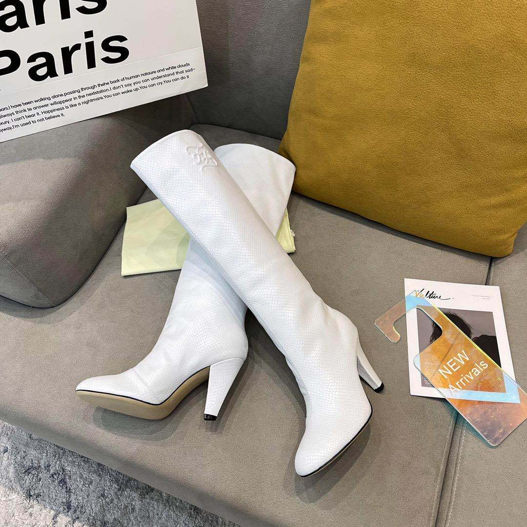 Fendi Women Shoes Cut Multicolor leather high-heeled boots 192490