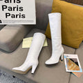 Fendi Women Shoes Cut Multicolor leather high-heeled boots 192490 - 35 - View 1