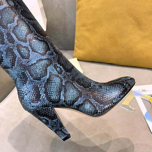 Fendi Women Shoes Cut Multicolor leather high-heeled boots 192491 - 35 - View 2