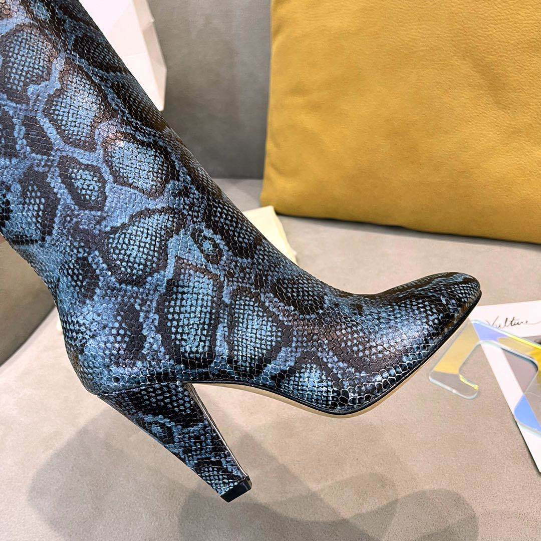 Fendi Women Shoes Cut Multicolor leather high-heeled boots 192491