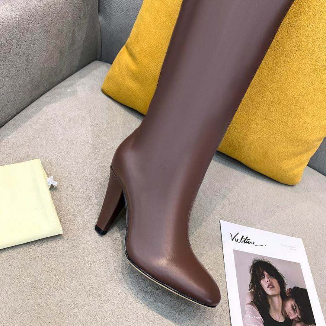 Fendi Women Shoes Cut Multicolor leather high-heeled boots 192494
