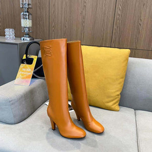 Fendi Women Shoes Cut Multicolor leather high-heeled boots 192495 - 35 - View 9
