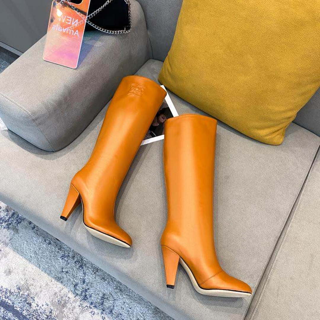 Fendi Women Shoes Cut Multicolor leather high-heeled boots 192495