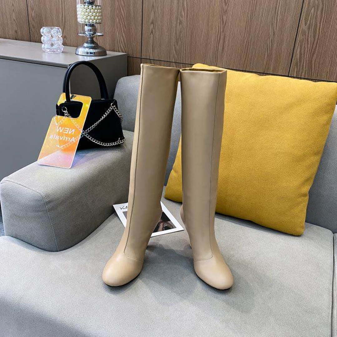 Fendi Women Shoes Cut Multicolor leather high-heeled boots 192496