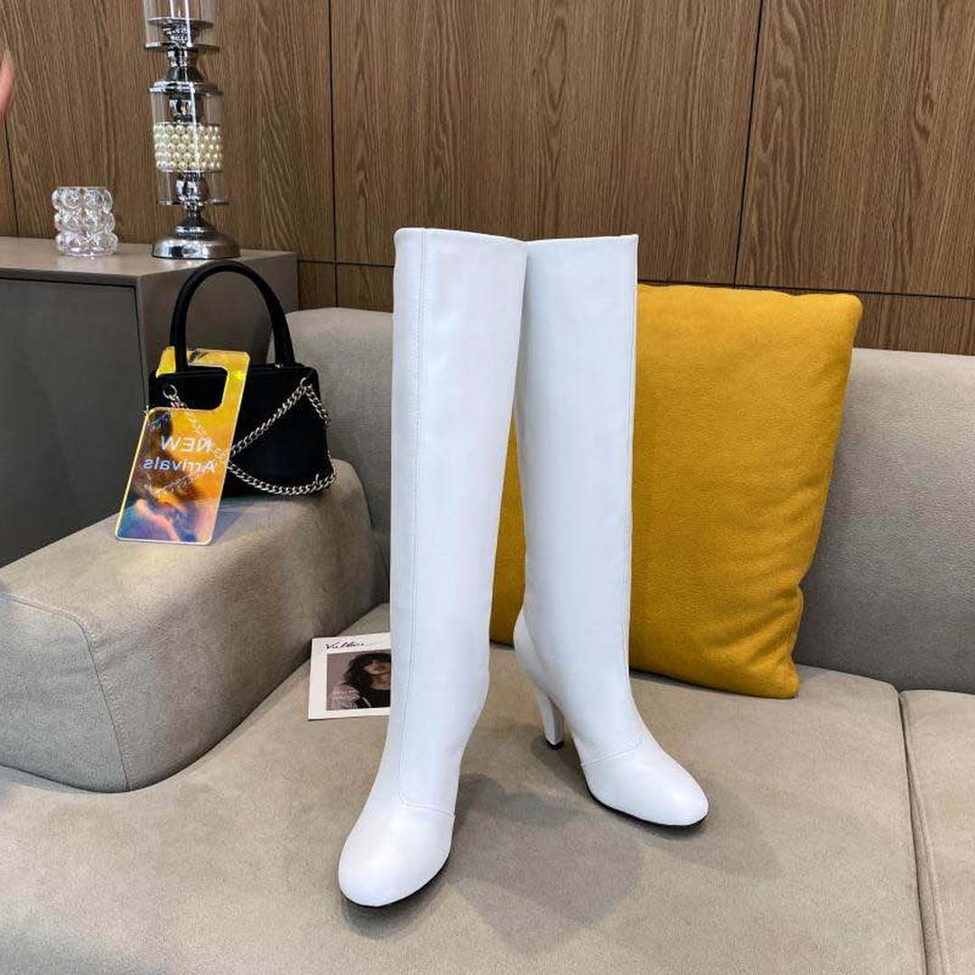 Fendi Women Shoes Cut Multicolor leather high-heeled boots 192497