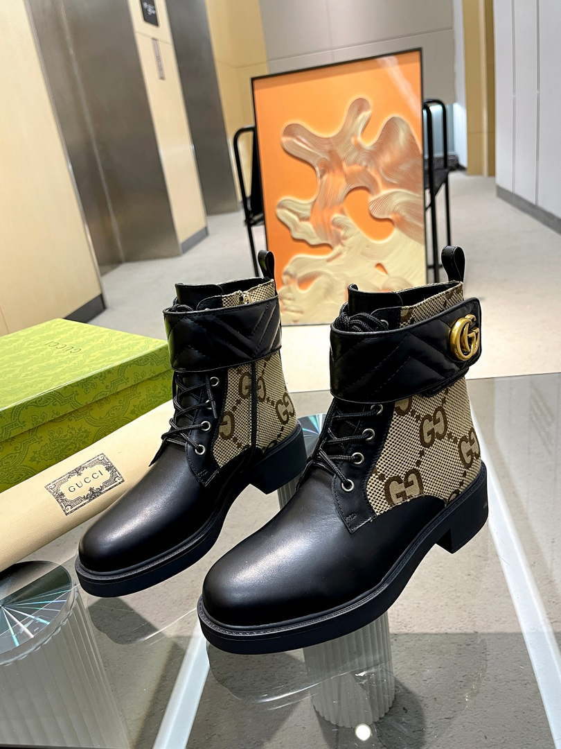 Gucci Women Shoes Style ?670397 17K20 1000 Women's ankle boot with Double G 191519
