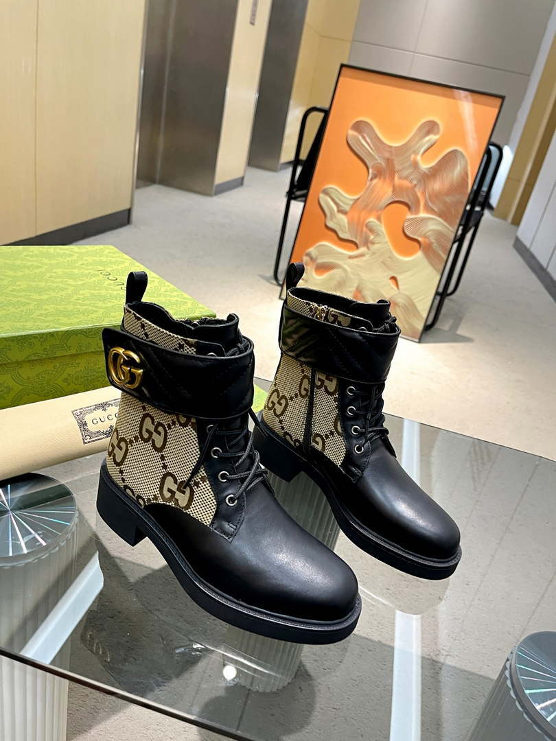 Gucci Women Shoes Style ?670397 17K20 1000 Women's ankle boot with Double G 191519