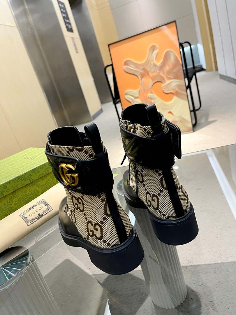 Gucci Women Shoes Style ?670397 17K20 1000 Women's ankle boot with Double G 191519