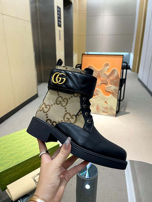 Gucci Women Shoes Style ?670397 17K20 1000 Women's ankle boot with Double G 191519 - 35 - View 4