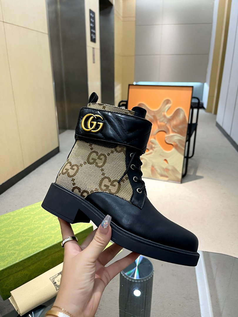 Gucci Women Shoes Style ?670397 17K20 1000 Women's ankle boot with Double G 191519