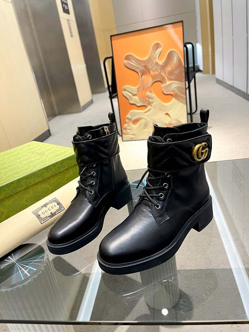 Gucci Women Shoes Style ?670397 17K20 1000 Women's ankle boot with Double G 191521