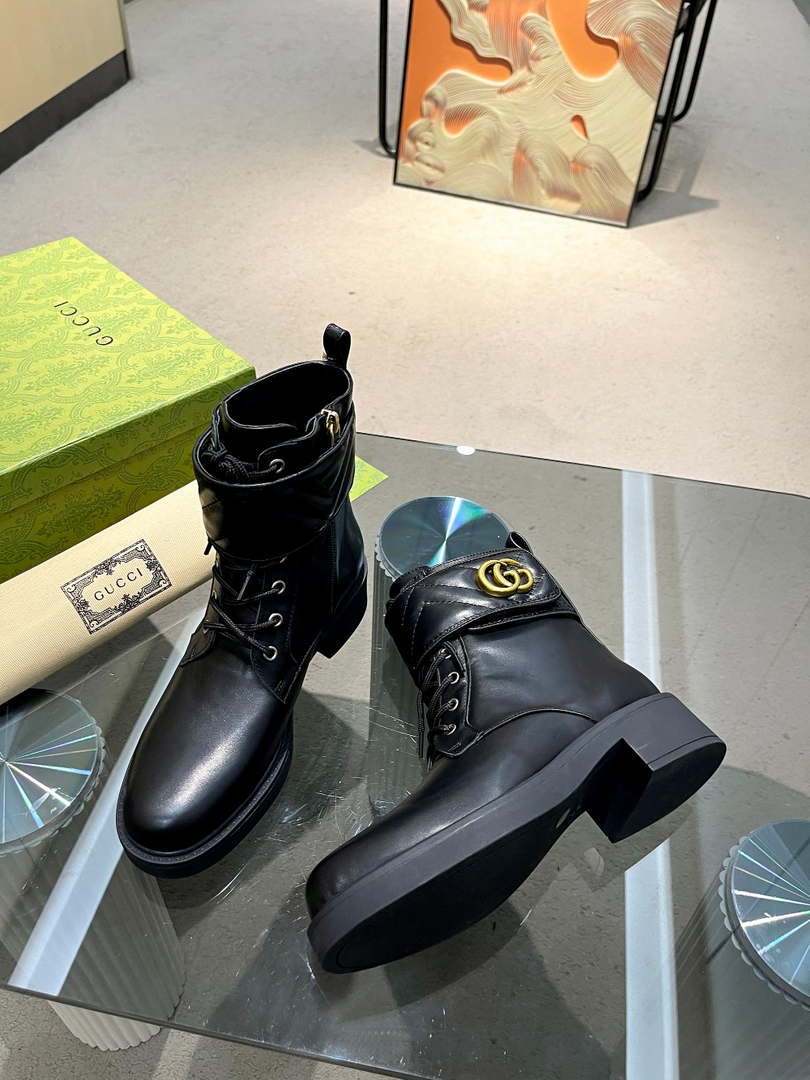 Gucci Women Shoes Style ?670397 17K20 1000 Women's ankle boot with Double G 191521
