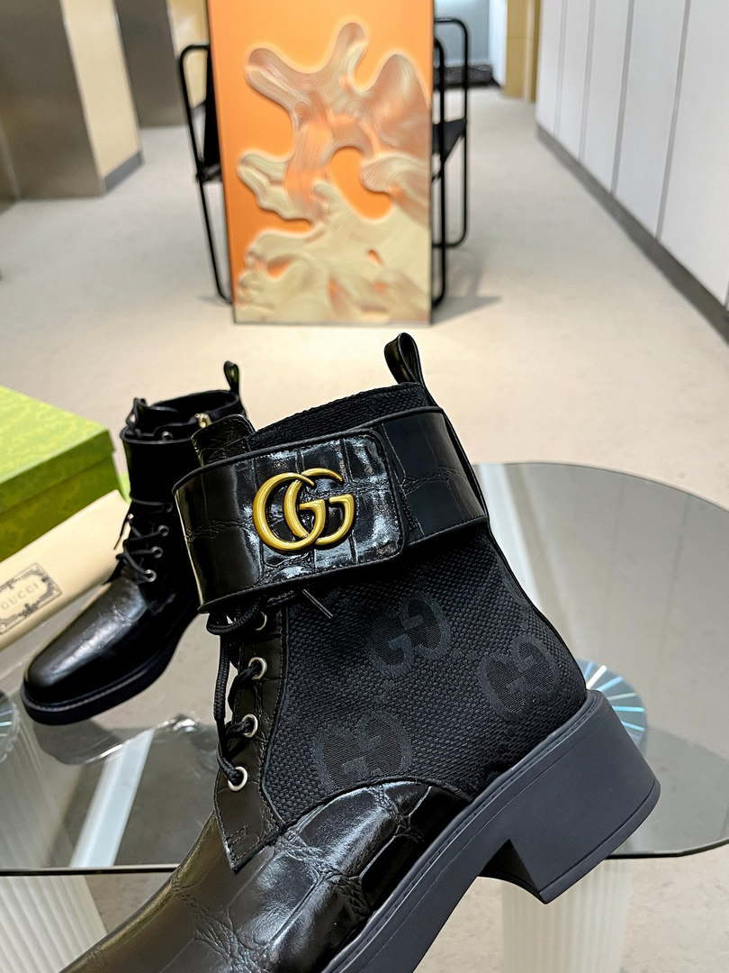 Gucci Women Shoes Style ?670397 17K20 1000 Women's ankle boot with Double G 191520