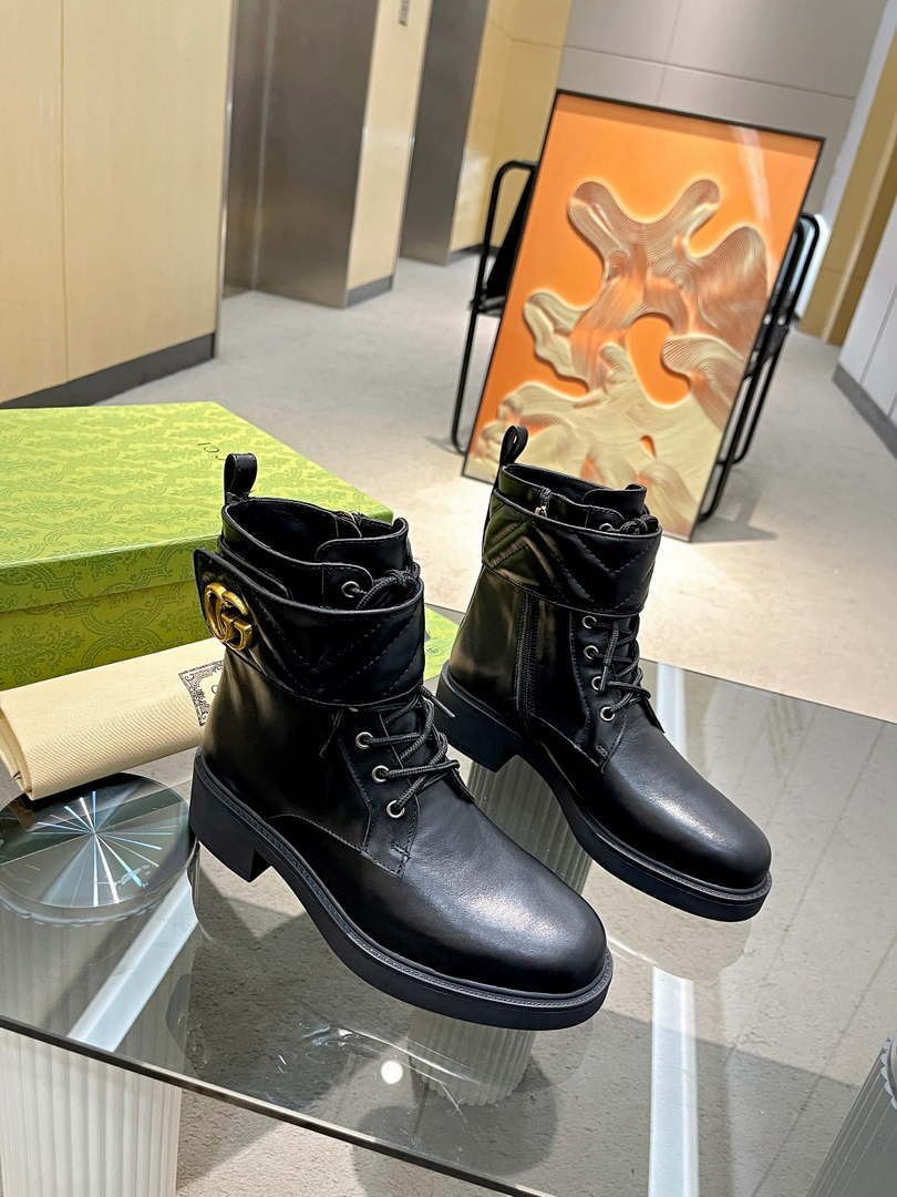 Gucci Women Shoes Style ?670397 17K20 1000 Women's ankle boot with Double G 191521