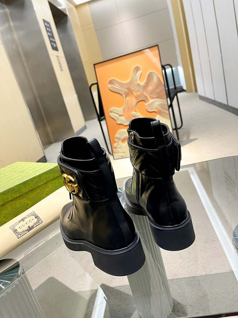 Gucci Women Shoes Style ?670397 17K20 1000 Women's ankle boot with Double G 191521