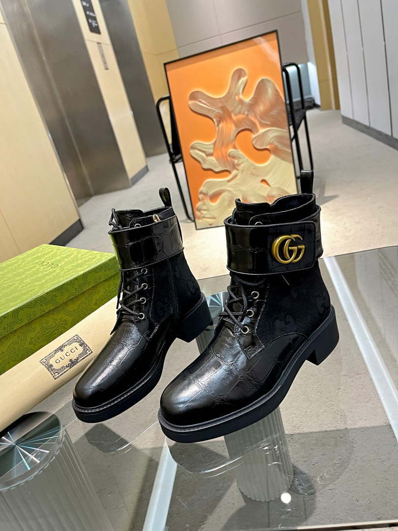 Gucci Women Shoes Style ?670397 17K20 1000 Women's ankle boot with Double G 191520