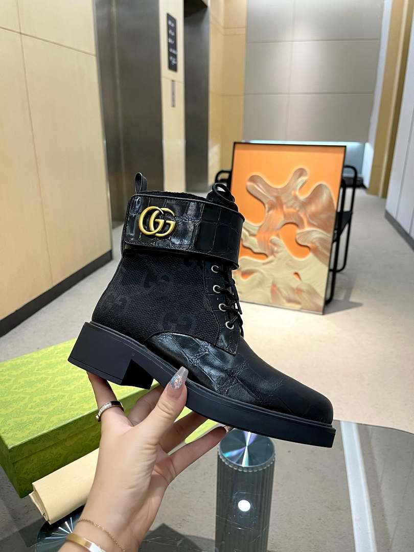 Gucci Women Shoes Style ?670397 17K20 1000 Women's ankle boot with Double G 191520