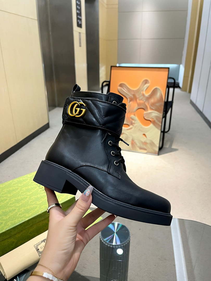 Gucci Women Shoes Style ?670397 17K20 1000 Women's ankle boot with Double G 191521