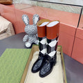 Gucci Women Shoes Style ?674670 DS8J0 1079 Knee-high boot with harness 192112 - 35 - View 1