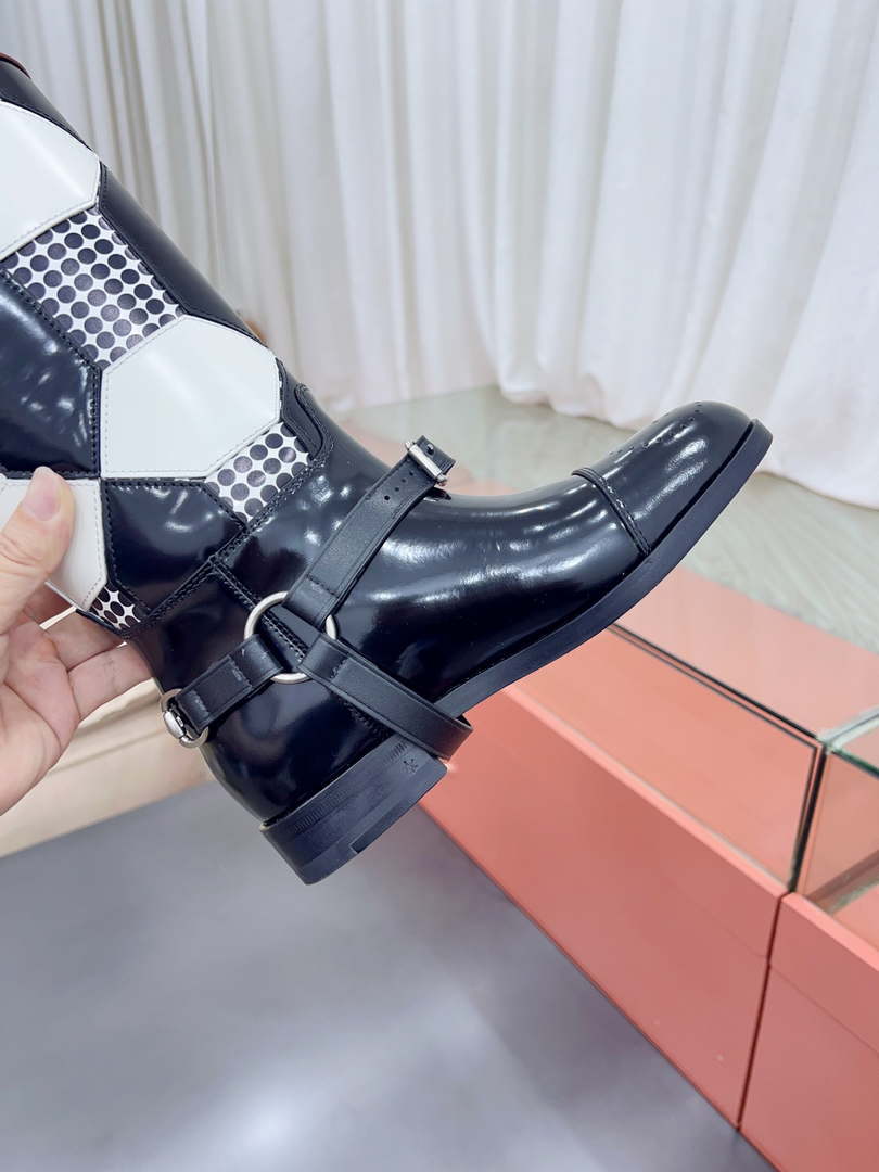 Gucci Women Shoes Style ?674670 DS8J0 1079 Knee-high boot with harness 192112