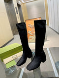 Gucci Women Shoes Style ?678278 HVKL0 9786 Knee-high boot with harness 191533