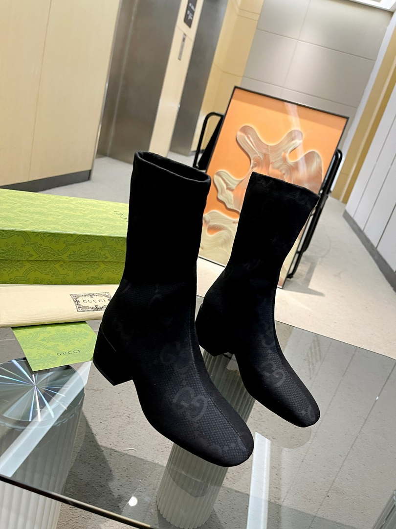 Gucci Women Shoes Style ?715584 AFE70 2341 Women's GG canvas ankle boot 191532