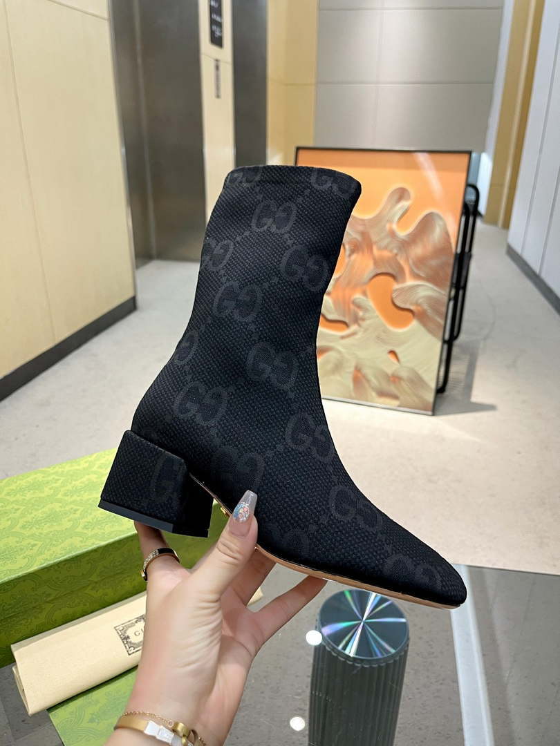 Gucci Women Shoes Style ?715584 AFE70 2341 Women's GG canvas ankle boot 191532