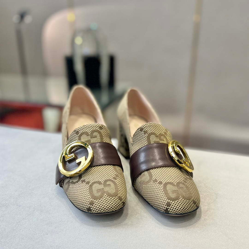 Gucci Women Shoes Style ?700271 DKSD0 1000 Women's lug sole Interlocking G loafer 191398