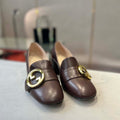 Gucci Women Shoes Style ?700271 DKSD0 1000 Women's lug sole Interlocking G loafer 191399