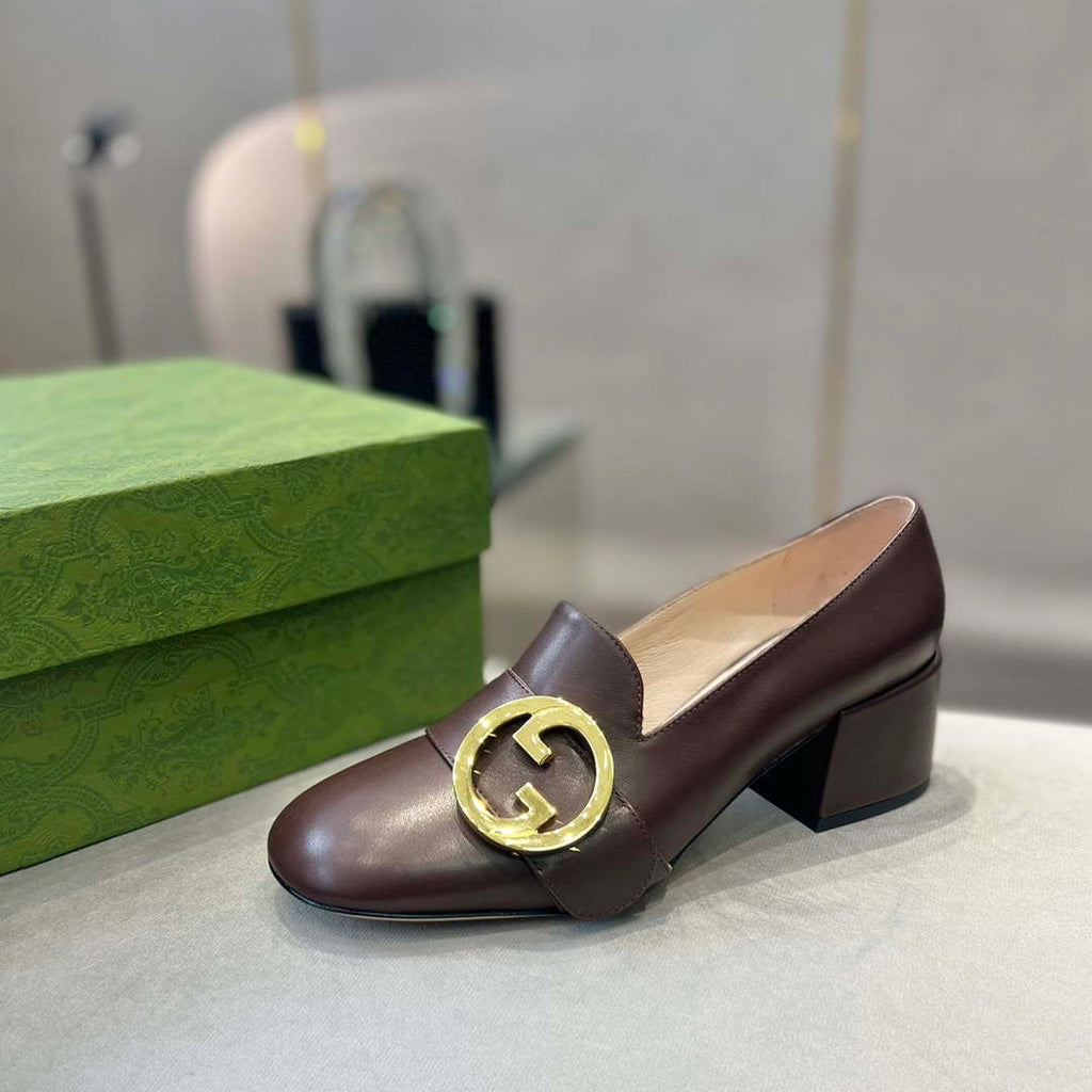 Gucci Women Shoes Style ?700271 DKSD0 1000 Women's lug sole Interlocking G loafer 191399