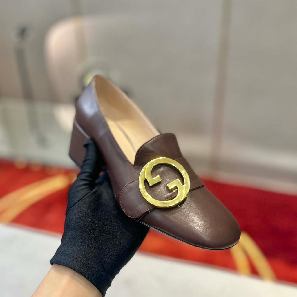 Gucci Women Shoes Style ?700271 DKSD0 1000 Women's lug sole Interlocking G loafer 191399