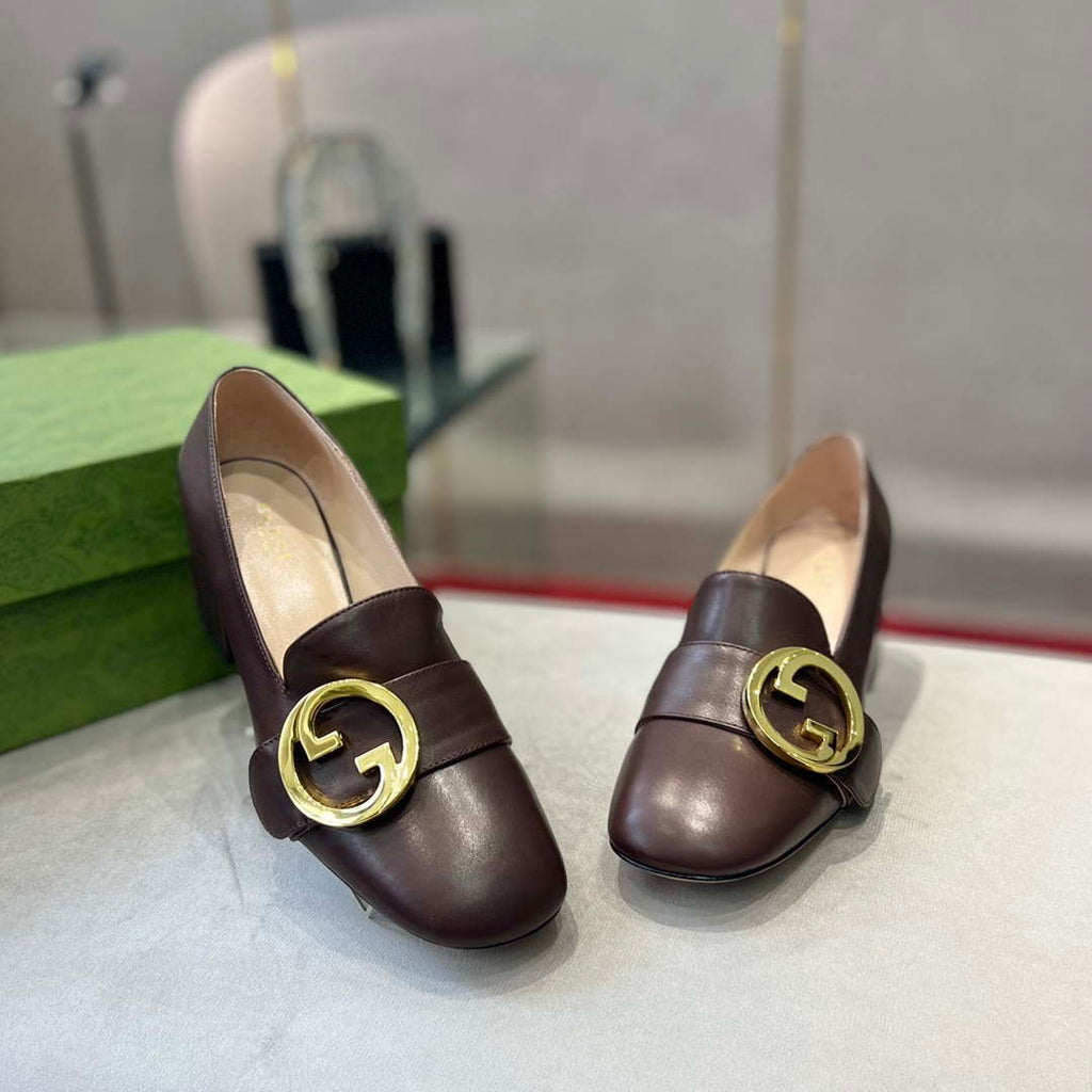 Gucci Women Shoes Style ?700271 DKSD0 1000 Women's lug sole Interlocking G loafer 191399