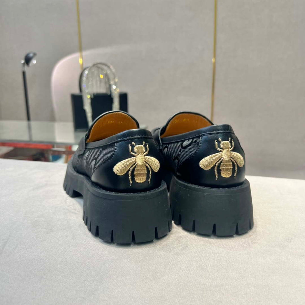 Gucci Women Shoes Style ?700271 DKSD0 1000 Women's lug sole Interlocking G loafer 191412