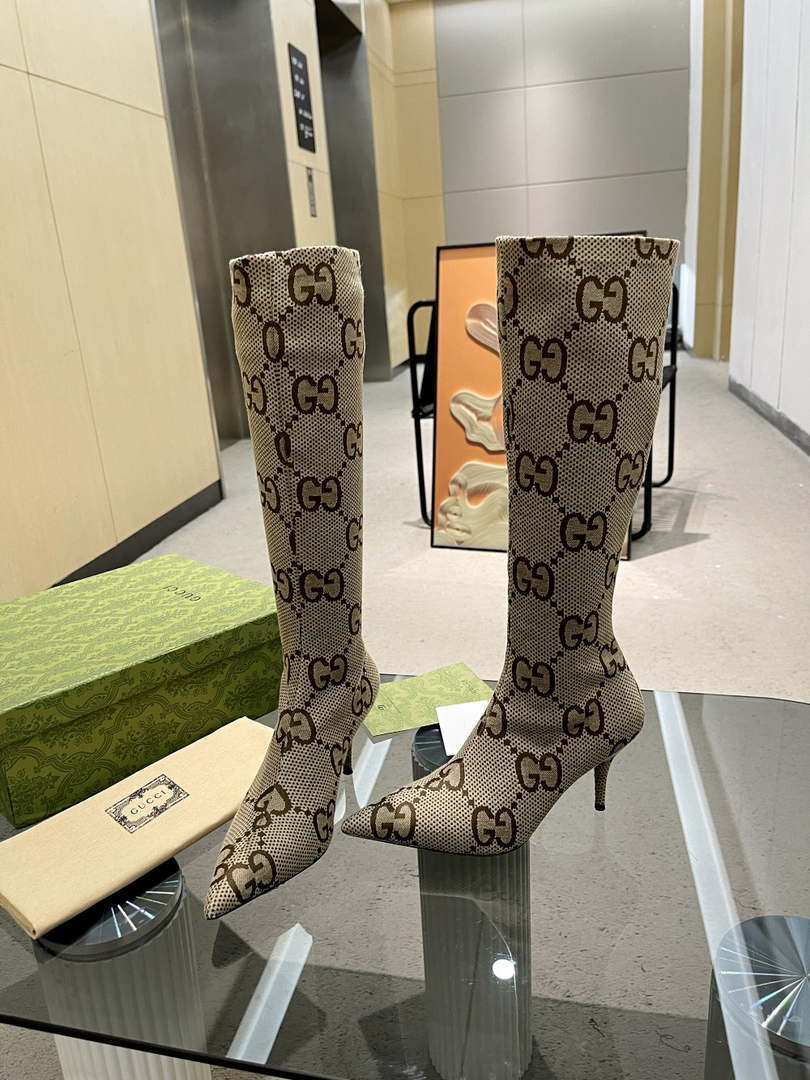Gucci Women Shoes Style ?715584 AFE70 2341 Gucci women's knee-high boot 191525