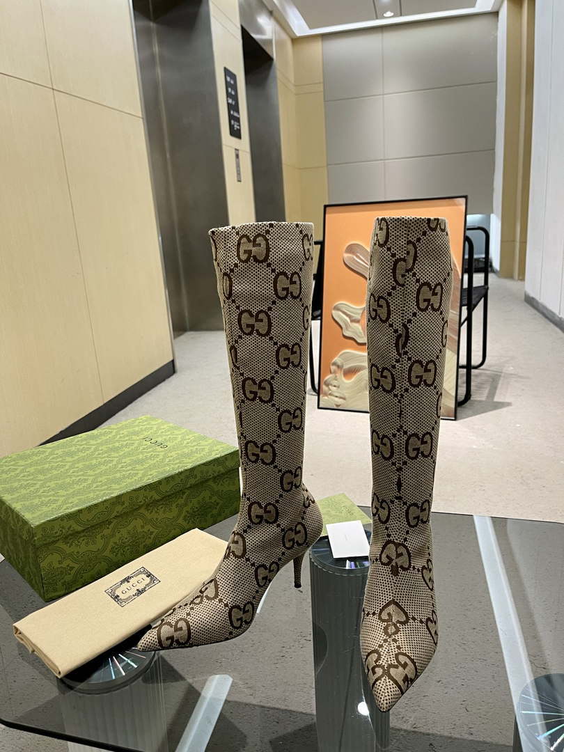 Gucci Women Shoes Style ?715584 AFE70 2341 Gucci women's knee-high boot 191525