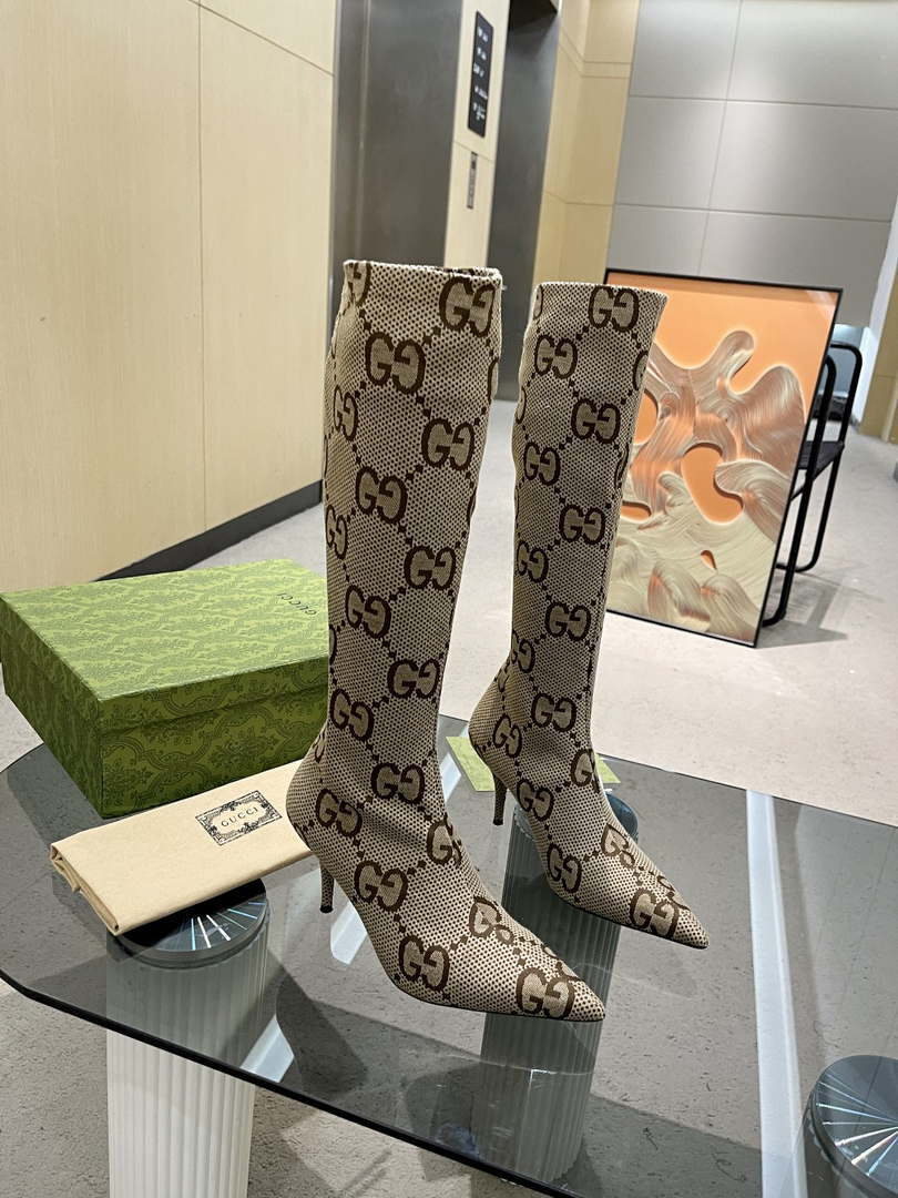 Gucci Women Shoes Style ?715584 AFE70 2341 Gucci women's knee-high boot 191525